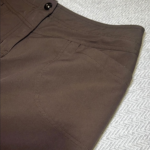 MEC Brown A-Line Mini Skirt with Side slits  for Casual Wear.  Size 6 - Picture 4 of 9